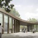 nps tchoban voss and Hager Partner Design Recreation Center for Nauen nps tchoban voss and Hager Partner Design Recreation Center for Nauen Entrance. Image Courtesy of nps tchoban voss