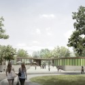 nps tchoban voss and Hager Partner Design Recreation Center for Nauen nps tchoban voss and Hager Partner Design Recreation Center for Nauen Street view. Image Courtesy of nps tchoban voss