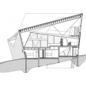 Hadaway House / Patkau Architects Section