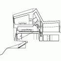 Hadaway House / Patkau Architects Section