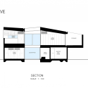 Wave House / APOLLO Architects & Associates Wave House / APOLLO Architects & Associates Longitudinal Section