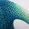 Synthesis Design + Architecture Utilizes Gradient 3-D Printing in "Durotaxis Chair" © IMSTEPF Films