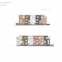 Kalasataman Huvilat Townhouses / PORTAALI architects Ltd + ArkOpen Ltd Kalasataman Huvilat Townhouses / PORTAALI architects Ltd + ArkOpen Ltd Elevation