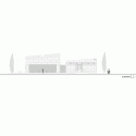 Stone Clubhouse / GRAS Arquitectos Stone Clubhouse / GRAS Arquitectos Elevation
