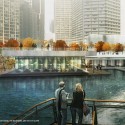 5 Proposals Reimagine Toronto Ferry Terminal and Waterfront Park 5 Proposals Reimagine Toronto Ferry Terminal and Waterfront Park View from Ferry - Jack Layton City Terminal Park / Clement Blanchet Architecture, Batlle i Roig, RTVR, Scott Torrance, Landscape Architect Inc.. Image Courtesy of WATERFRONToronto