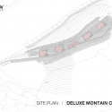 Deluxe Mountain Chalets / Viereck Architects Site Plan