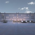 "Urban Platform" Wins First in Lisbon Open Room Competition Elevation. Image Courtesy of Bumjin Kim, Minyoung Kim