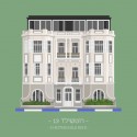 Colorful Illustrations of Tel Aviv's Eclectic Facades Colorful Illustrations of Tel Aviv's Eclectic Facades 13 Rothschild Blvd.. Image © Avner Gicelter