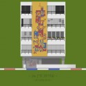 Colorful Illustrations of Tel Aviv's Eclectic Facades Colorful Illustrations of Tel Aviv's Eclectic Facades 24 Chen Blvd.. Image © Avner Gicelter