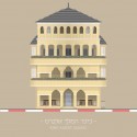 Colorful Illustrations of Tel Aviv's Eclectic Facades Colorful Illustrations of Tel Aviv's Eclectic Facades King Albert Square. Image © Avner Gicelter
