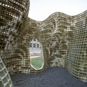 Emerging Objects Creates "Bloom" Pavilion from 3D Printed Cement Emerging Objects Creates "Bloom" Pavilion from 3D Printed Cement © Matthew Millman Photography