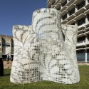 Emerging Objects Creates "Bloom" Pavilion from 3D Printed Cement Emerging Objects Creates "Bloom" Pavilion from 3D Printed Cement © Matthew Millman Photography
