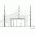A Pavilion on the Garden / Rafael Alanis, Andres Bonino, Matias Coll, Diego Secco North Elevation