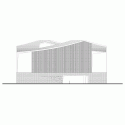 Fan Zeng Art Gallery / Original Design Studio South Elevation