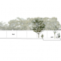 Shichigahama Tohyama Nursery / Takahashi Ippei Office Section East-west