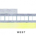 Shichigahama Tohyama Nursery / Takahashi Ippei Office West Elevation