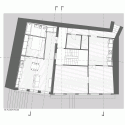 Rehabilitation of Two Houses in Largo do Trovador / Pitagoras Arquitectos Rehabilitation of Two Houses in Largo do Trovador / Pitagoras Arquitectos 1th Floor Plan - Larger Building