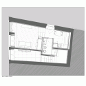 Rehabilitation of Two Houses in Largo do Trovador / Pitagoras Arquitectos Rehabilitation of Two Houses in Largo do Trovador / Pitagoras Arquitectos 1th Floor Plan - Smaller Building