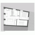 Rehabilitation of Two Houses in Largo do Trovador / Pitagoras Arquitectos Rehabilitation of Two Houses in Largo do Trovador / Pitagoras Arquitectos 2th Floor Plan - Smaller Building