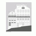 Rehabilitation of Two Houses in Largo do Trovador / Pitagoras Arquitectos Rehabilitation of Two Houses in Largo do Trovador / Pitagoras Arquitectos West Facade - Larger Building