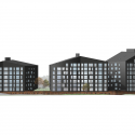 Puukuokka Housing Block  / OOPEAA Exterior Elevation