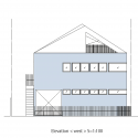 Half & Half House / Naf Architect & Design Half & Half House / Naf Architect & Design West Elevation