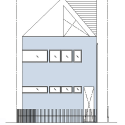 Half & Half House / Naf Architect & Design Half & Half House / Naf Architect & Design South Elevation