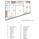 Arch Wall House  / Naf Architect & Design Second Floor Plan