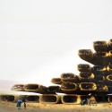 X-TU Architects Imagine Self-Building Wall City X-TU Architects Imagine Self-Building Wall City © XTU architects