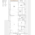 House in Ningyo-cho / K+S Architects First Floor Plan