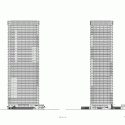 Harumi Residential Tower  / Richard Meier & Partners Architects Elevation