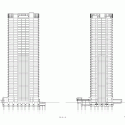 Harumi Residential Tower  / Richard Meier & Partners Architects Section