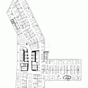 Burwood Highway Frontage Building / Woods Bagot Typical Floor Plan