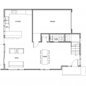 House in Valley Street / Baran Studio Architecture First Floor Plan