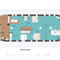 The "Brain of Brian" Floating Office Barge  / Marraum Architecture Floor Plan
