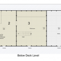 The "Brain of Brian" Floating Office Barge  / Marraum Architecture Floor Plan