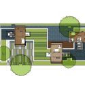 Svarga Residence  / RT+Q Architects First Floor Plan