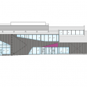 John M. Harper Branch Library & Stork Family YMCA / Teeple Architects South Elevation