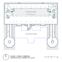 Boulevard Ñuñoa Square / PLAN Arquitectos Boulevard Ñuñoa Square / PLAN Arquitectos Underground Commercial Floor Plan