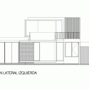 Casa Los Algarrobos / MasFernandez Arquitectos + Claudio Tapia Left Side Elevation