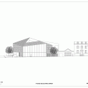 Media Library in Bourg-la-Reine / Pascale Guédot Architecte Media Library in Bourg-la-Reine / Pascale Guédot Architecte Elevation