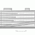 Liyuan Middle School  / Minax Architects Administration Building Elevation 1