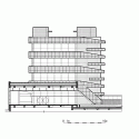 Liyuan Middle School  / Minax Architects Administration Building Section 1