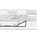 Liyuan Middle School  / Minax Architects Lecture Hall Elevation 1