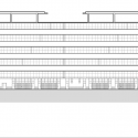 Liyuan Middle School  / Minax Architects Teaching Building A Elevation 2
