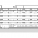 Liyuan Middle School  / Minax Architects Teaching Building B Elevation 2