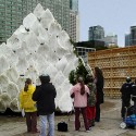NJIT Graduates Create A Biodegradable Pavilion For Sukkahville 2014 NJIT Graduates Create A Biodegradable Pavilion For Sukkahville 2014 Courtesy of Michael Signorile and Edward Perez