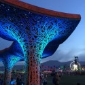 Ball-Nogues Compostable "Pulp Pavilion" Brings Shade to Coachella © Joshua White