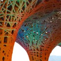 Ball-Nogues Compostable "Pulp Pavilion" Brings Shade to Coachella © Joshua White