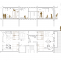 2 Dwellings at Tamarit ST / Carles Enrich 2 Dwellings at Tamarit ST / Carles Enrich Floor Plan, Section